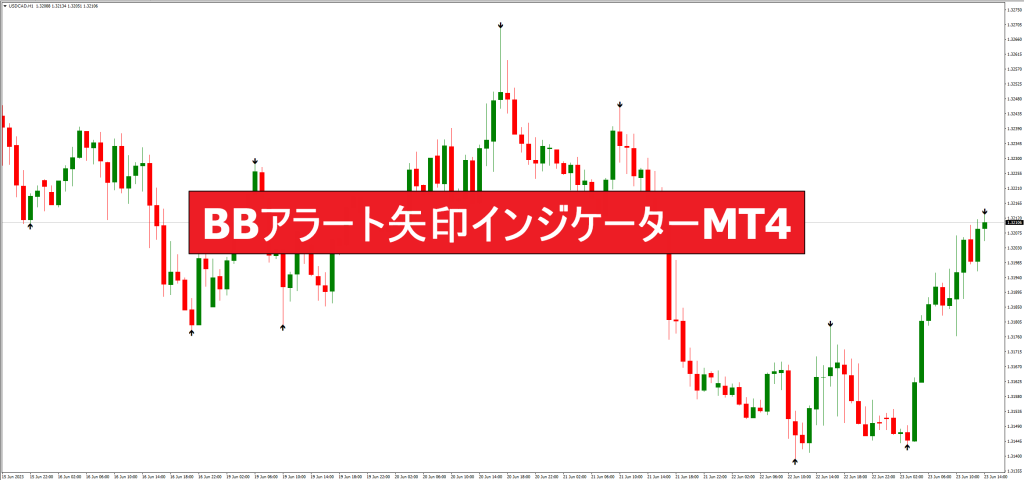 BBアラート矢印インジケーターMT4