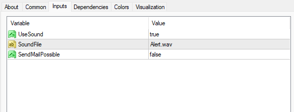 エントリーシグナルインジケーター 設定